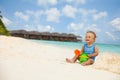 Kids love ocean and vacation Royalty Free Stock Photo