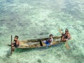 Kids at Mabul island, Malaysia