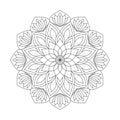 Kids Mandala Magic mandala coloring book page for kdp book interior