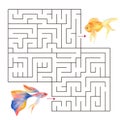 Kids maze.Educational a mathematical game.