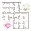 Kids maze.Educational a mathematical game.