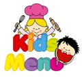 Kids menu