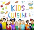 Kids Menu Food Recipes Cuisine Concept