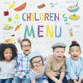 Kids Menu Food Recipes Cuisine Concept