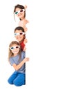 Kids in the movies Royalty Free Stock Photo