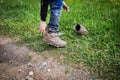 The kids in the mud Royalty Free Stock Photo