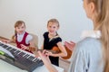 Kids in musical school