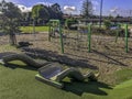 Kids outdoor play area Royalty Free Stock Photo