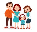 kids with parent doctor examination Royalty Free Stock Photo