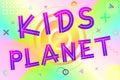 Kids planet text