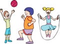 Kids Play and Exercise