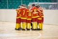 Kids Play Sports. Children Sports Team United Ready to Play Royalty Free Stock Photo