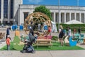 Kids playground at EarthX world largest environmental experience Expo in Dallas