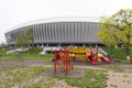 Kids playground in front of Cluj Arena