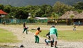 Kids playing Baseball in CapurganÃÂ¡, Colombia.