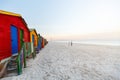 Kids at Muizenberg beach Royalty Free Stock Photo