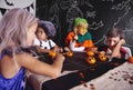 Halloween party for kids Royalty Free Stock Photo