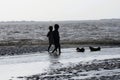 Kids playing at Gwadar beach