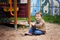 Kids, playing on the playground