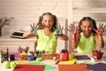 Kids playing with toys. Imagination, creativity and freedom concept Royalty Free Stock Photo