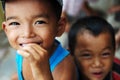 Kids in the pottery village