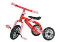 Kids red tricycle Royalty Free Stock Photo