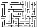 Kids riddle, maze puzzle, labyrinth vector illustration