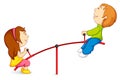 Kids on Seesaw