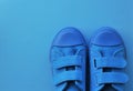 Shoes on a colofrul background Royalty Free Stock Photo