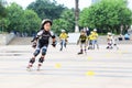 Kids skating