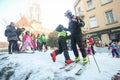 Kids skiing in Bakaceva