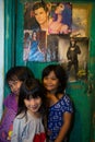 Kids in a slum In jakarta Royalty Free Stock Photo