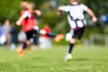 Kids soccer blur Royalty Free Stock Photo