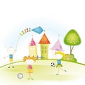 Kids story Royalty Free Stock Photo
