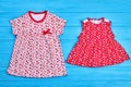 Kids summer cotton clothes. Royalty Free Stock Photo