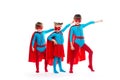 Kids superheroes. Royalty Free Stock Photo