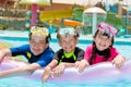 Kids in swimming pool