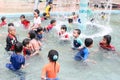 Kids at swimming pool