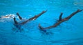 Synchronized swimming team