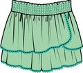 Kids and Teens Girls Bottom Wear Skirt