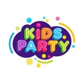 Kids Title Event Vector icon design