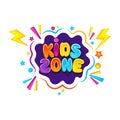 Kids Title Event Vector icon design