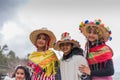 Kids in traditional clothing in Morocco