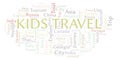 Kids Travel word cloud.