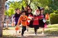 Kids Trick Or Treat. Halloween Fun For Children