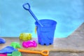 Bucket And Spade. Isolated Royalty Free Stock Photo