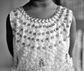 Kids wearing black & white cotton made dress photograph
