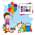 Kids zone children entertaiment cartoons