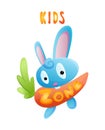 Kids zone. Toys fun playing zone. Playroom banner in cartoon style for children play zone. Children playground game room Royalty Free Stock Photo