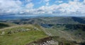On Kidsty Pike looking to Haweswater Royalty Free Stock Photo